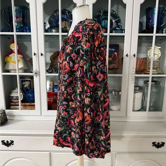 Croft & Barrow Colorful Paisley Women's Top Plus Size 1X - Picture 5 of 9